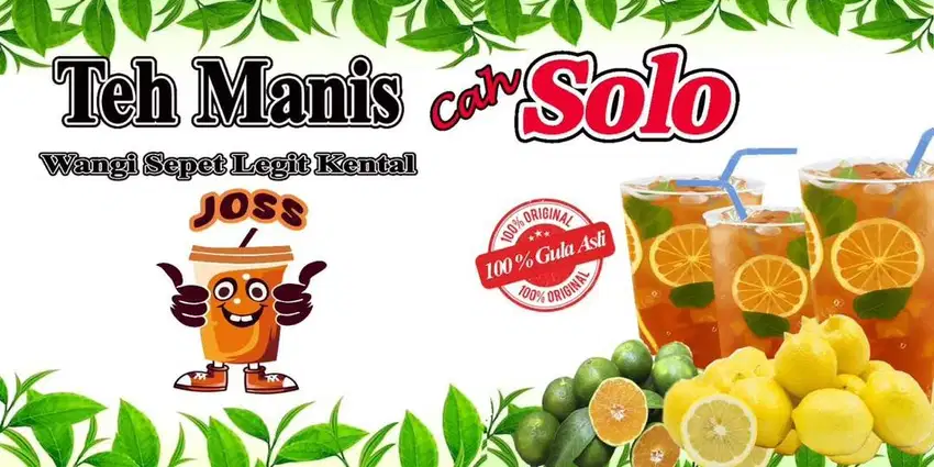 Lowongan pekerjaan penjaga booth teh manis cah solo joss