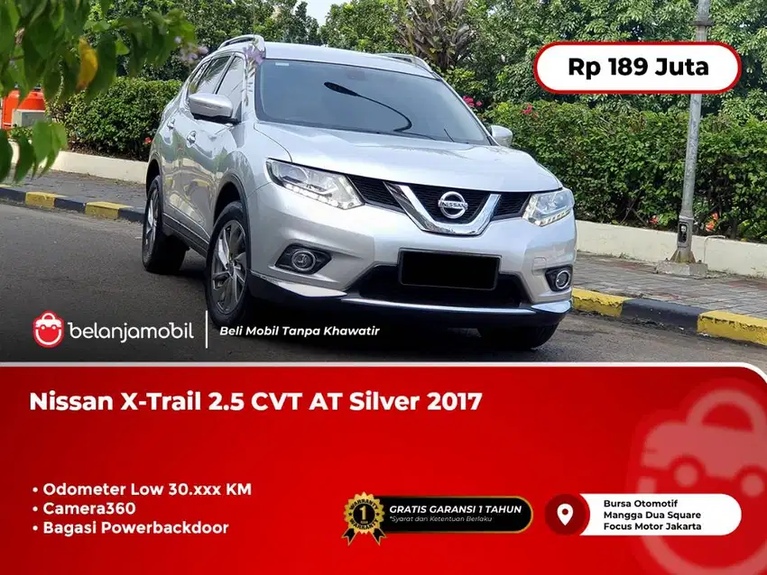 [LOW KM] Nissan X-Trail X Trail XTrail 2.5 CVT AT Silver NIK 2017