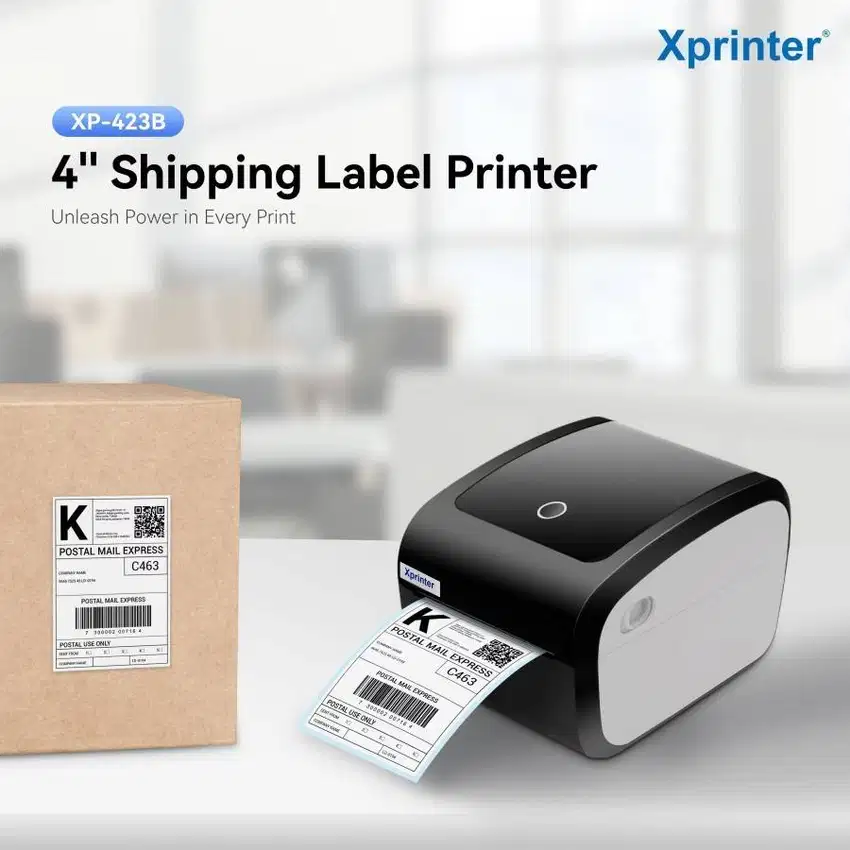 Printer barcode label thermal ThermalKu PB 470 110mm A6 usb bluetooth