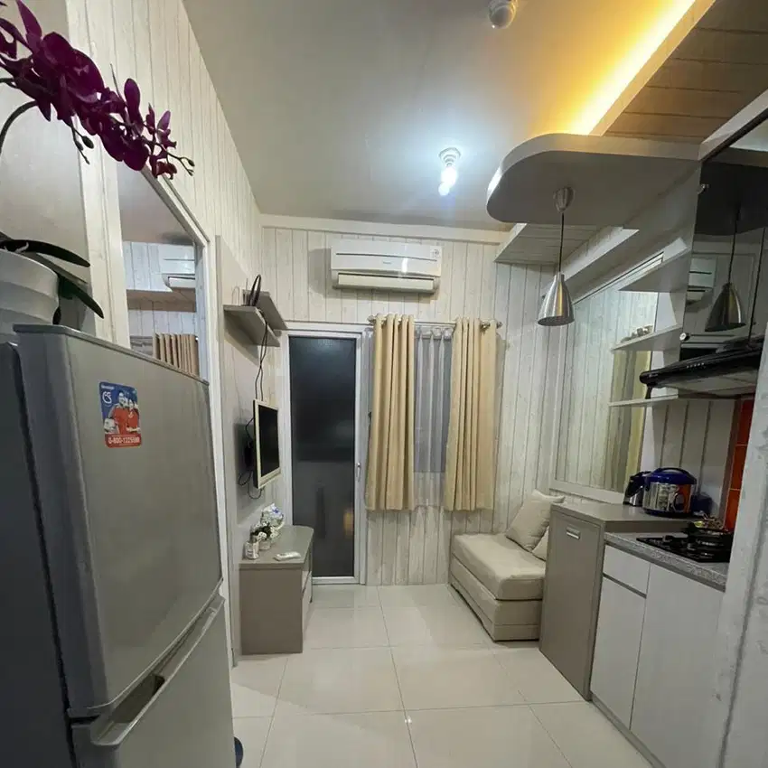 SEWA MURAH    Apartement Green Pramuka 2BR Furnish di atas Mall