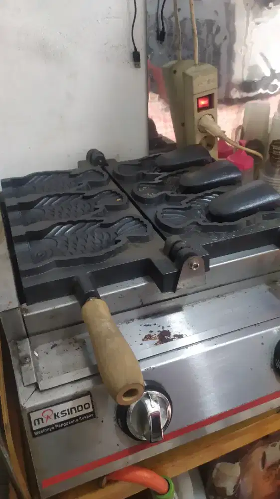 Taiyaki untuk ice cream open mouth