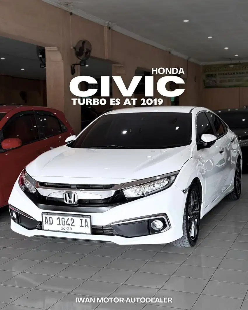 Asli AD Tangan Pertama ! Honda Civic Turbo ES AT Tahun 2019