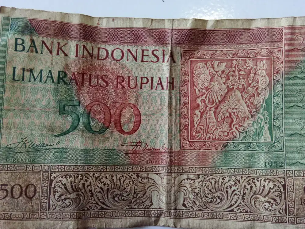 Dijual Uang Kuno tahun 1952, cetakan pertama seri kebudayaan