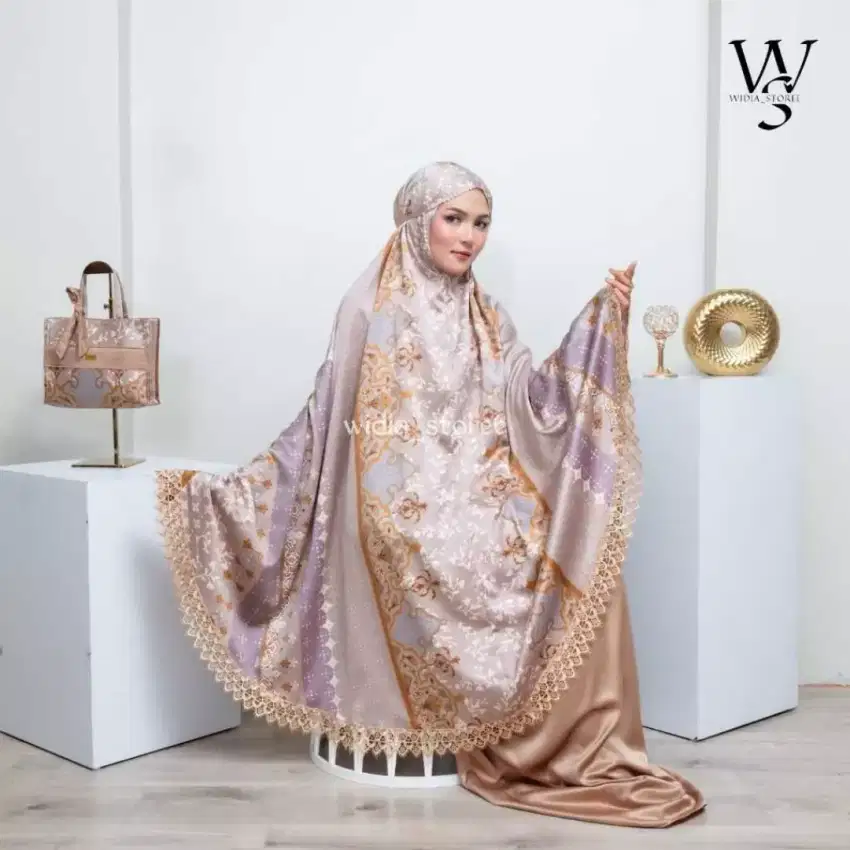 Mukena 2in1 silky jumbo