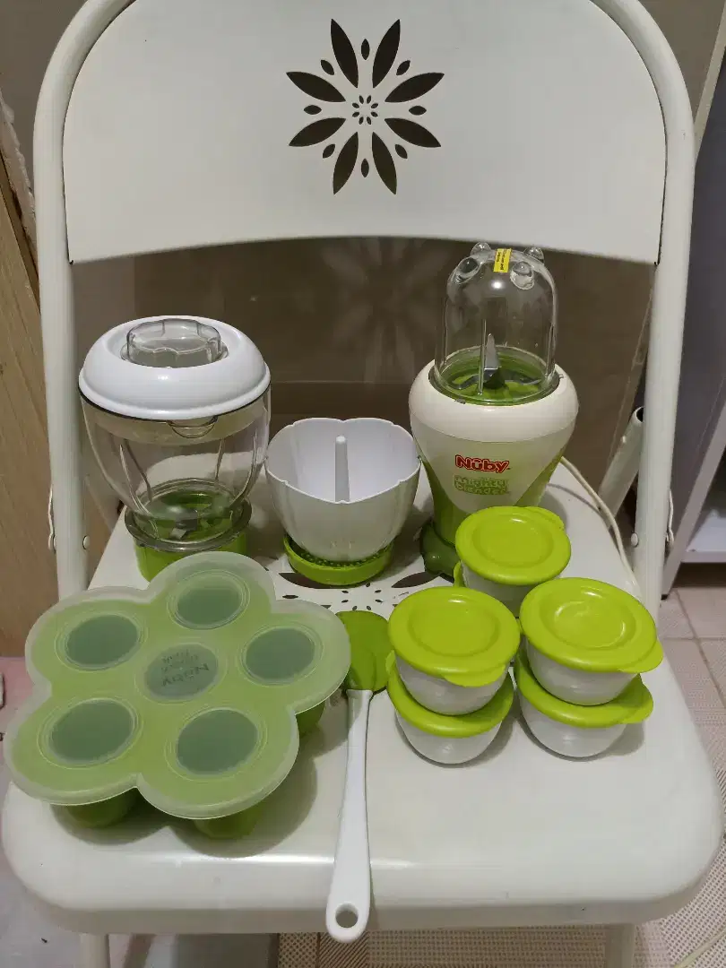 Nuby Might Blender Food |  Set Komplit Pengolahan MPASI