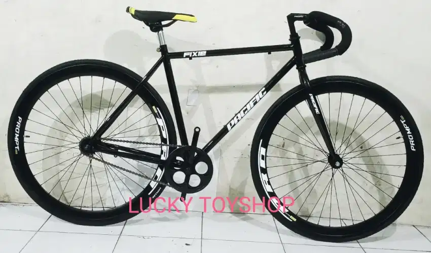 Sepeda Fixie Velg tinggi Stang balap Torpedo