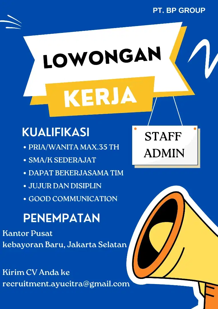 Lowongan Pekerjaan