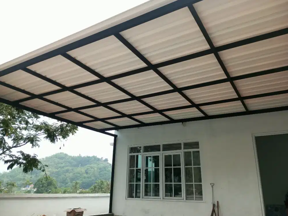 Kanopi alderon berongga tebal