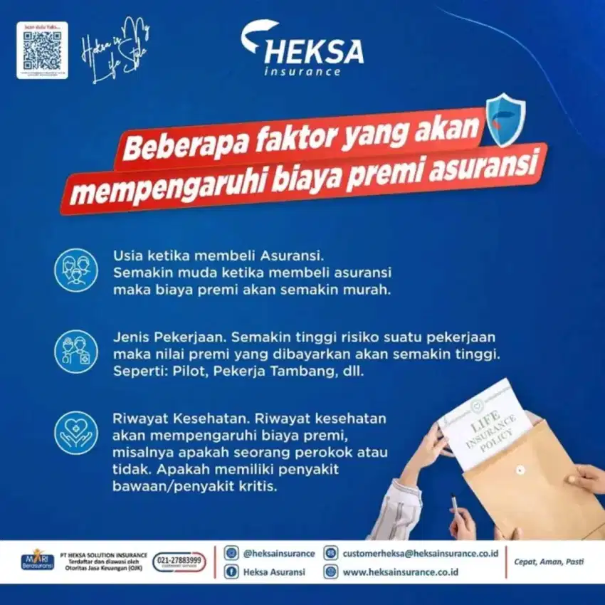 Asuransi jiwa Heksa insurance