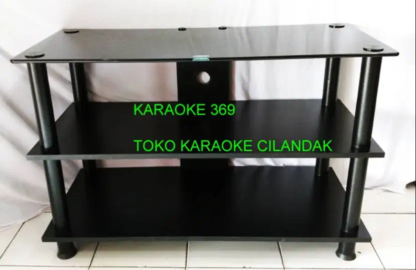 promo meja rak audio 120cm