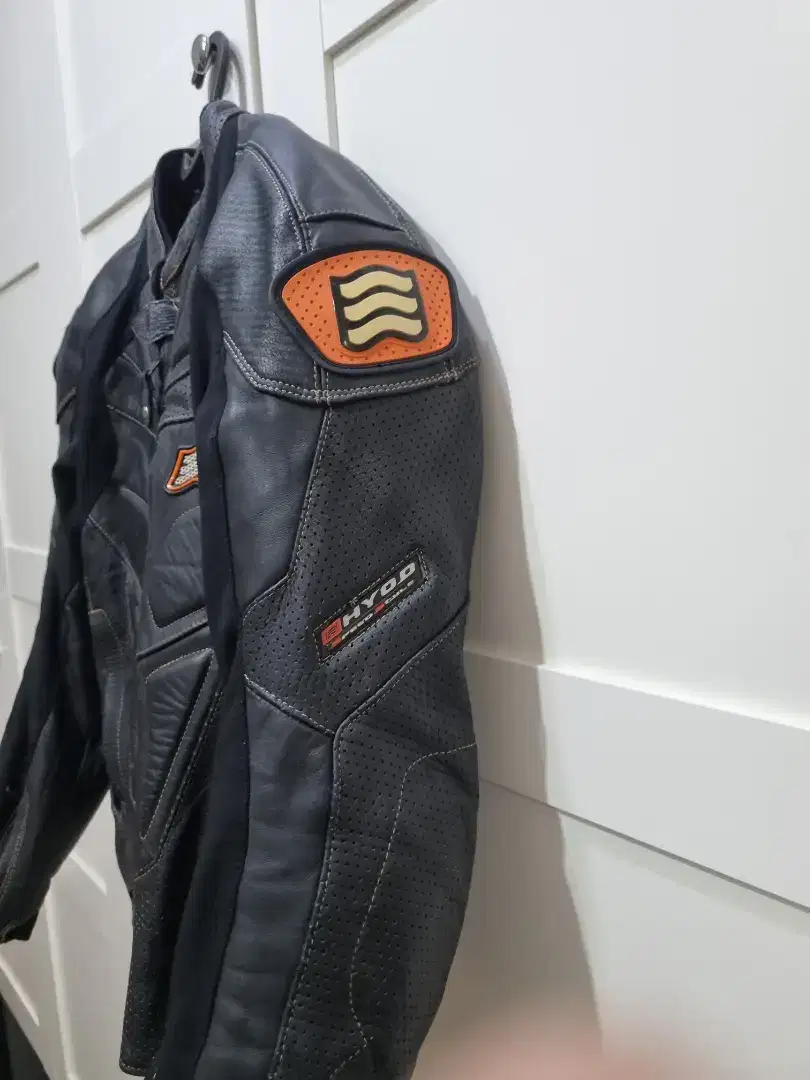 Jacket Biker Hyod Hamamatsu Japan Kulit Ori untuk Tinggi 165 - 175cm