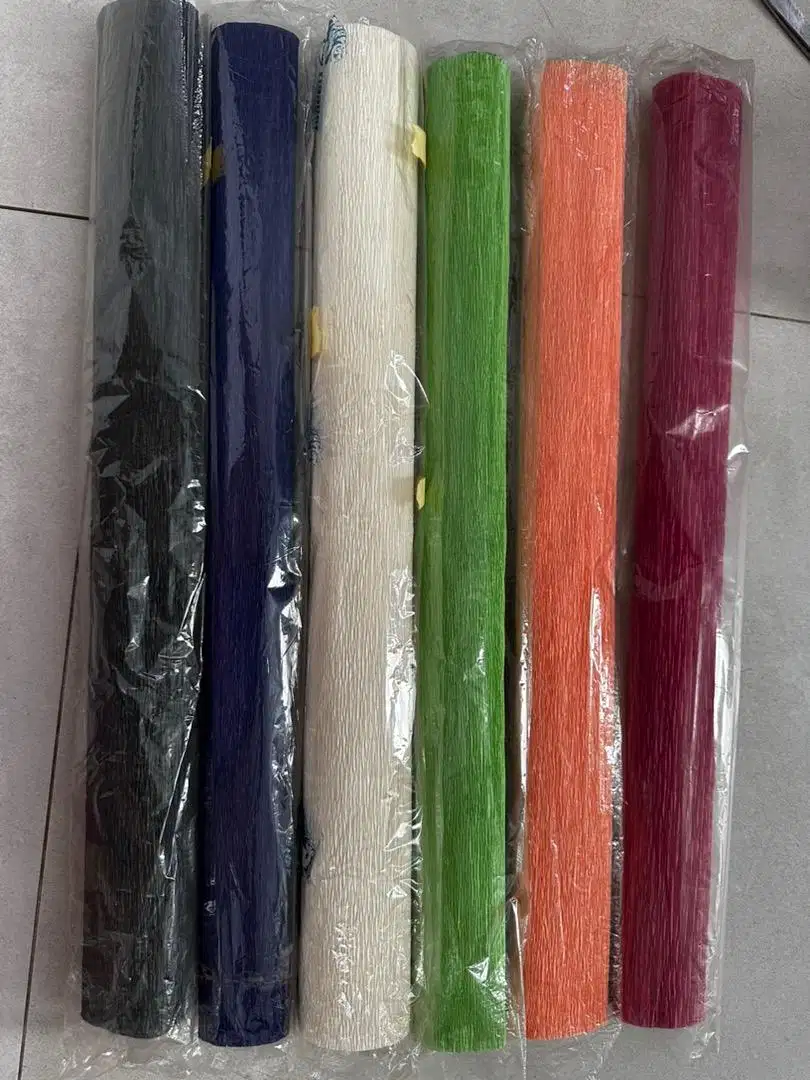 CREPE PAPER - BEKAS - BUNGA KERTAS