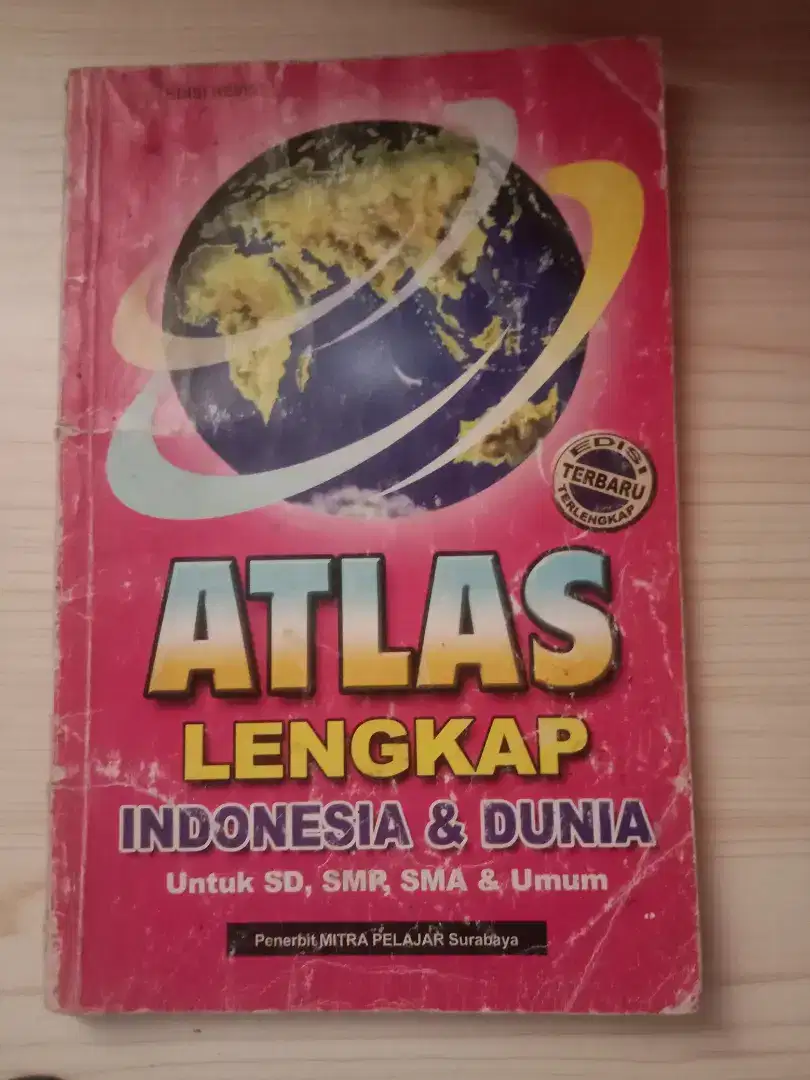 Buku ATLAS Lengkap Indonesia & Dunia