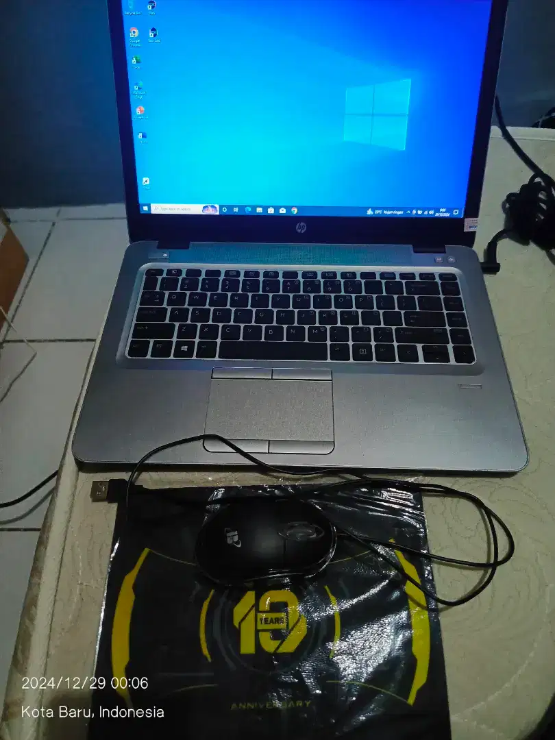 Laptop Merk HP RAM 8GB SSD 256GB (NO MINUS BATRE AWET SLIM BODY)