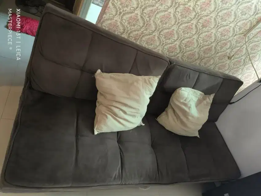 Sofa Bed warna Cokelat