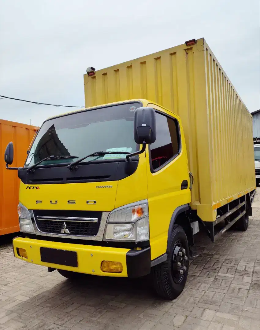 MITSUBISHI COLT DIESEL FUSO CANTER FE74 LONG 6 BAN BOX JUMBO ISTIMEWA