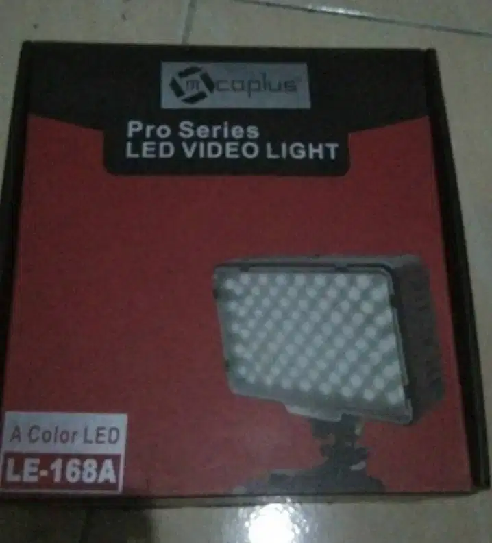 Jual LED camera buat vlog + amply suara