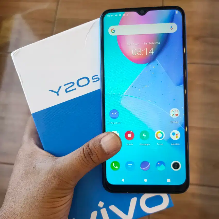 Vivo Y20S Ram 8gb Lengkap Normal Mulus Nominus