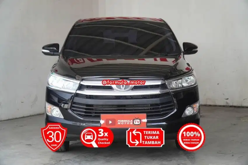 Toyota Innova 2.4 V manual MT diesel solar 2017 hitam inova DP minim