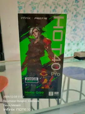 Infinix hot 40 pro 8+8/128 GB garansi resmi 1th bisa TT atau Kredit