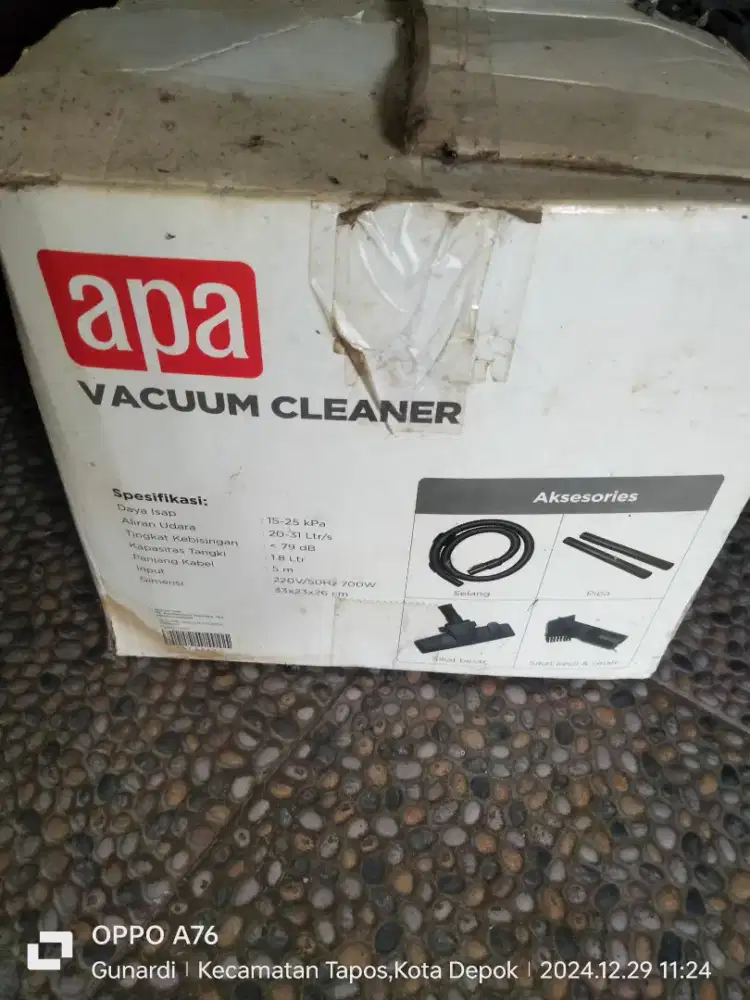 Vacum cleaner penghisap debu