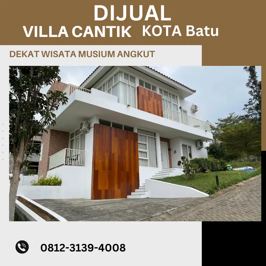 Villa Dijual Premium Area Hotel Kota Batu