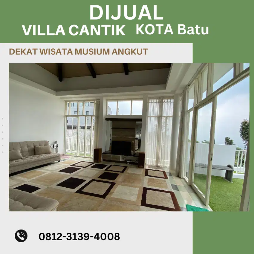 Dijual Villa Premium Area Hotel Kota Batu