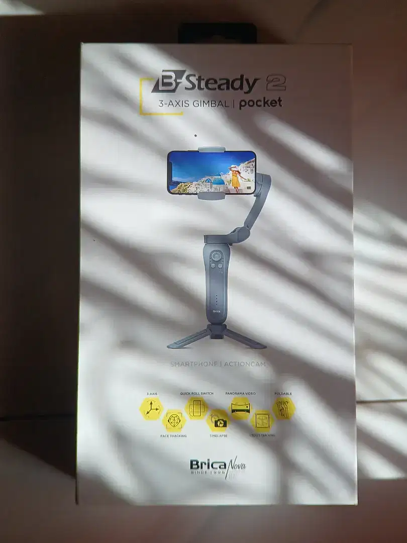 Brica B-Steady 2 Pocket 2022 - 3 Axis Smartphone Gimbal - Grey