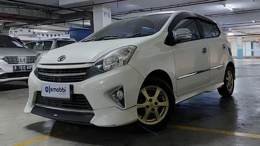 KM RENDAH TDP 5,JT Toyota Agya 1.0 G TRD Sportivo Bensin-MT Putih 2017