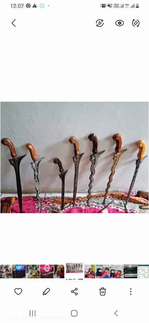 Borongan ada 8 keris asli