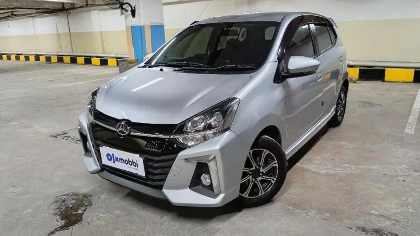 KM Rendah TDP 14JT Daihatsu Ayla 1.2 R Bensin-AT 2021 Silver