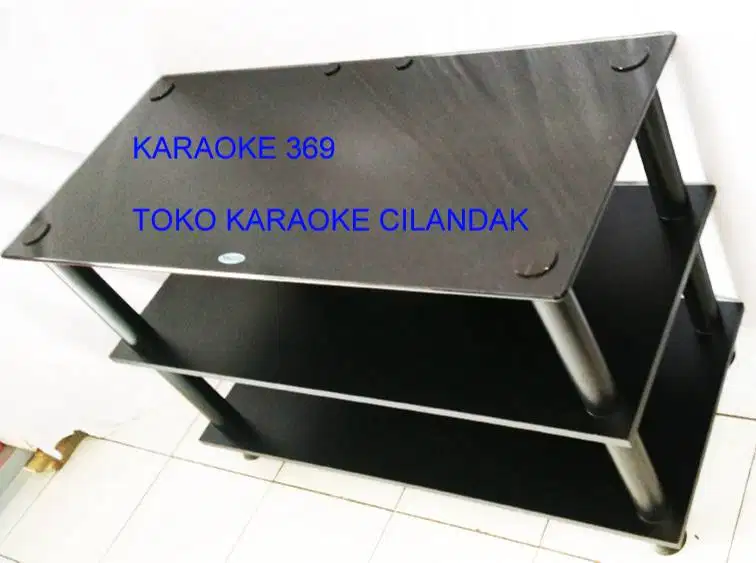 rak meja audio 120cm