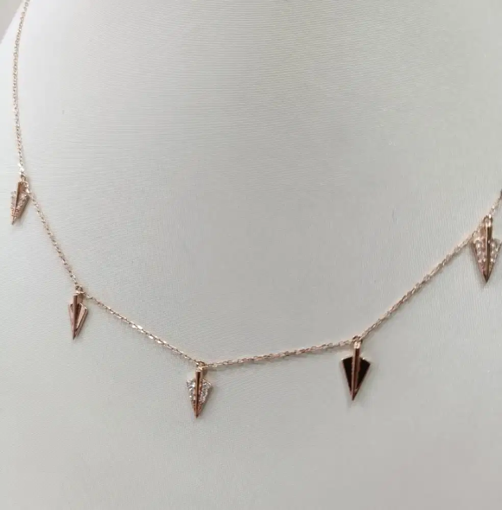 Kalung Berlian Rose Gold
