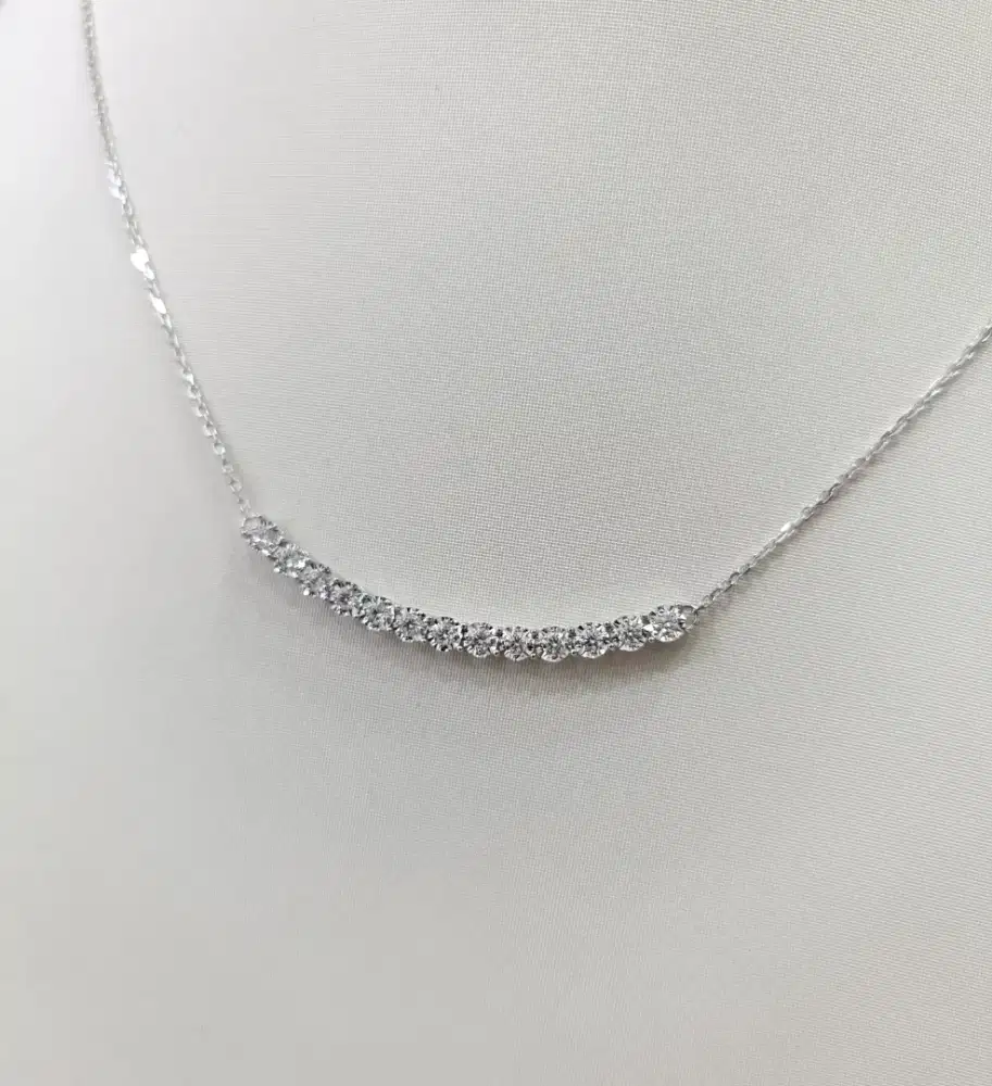 Kalung Berlian White Gold