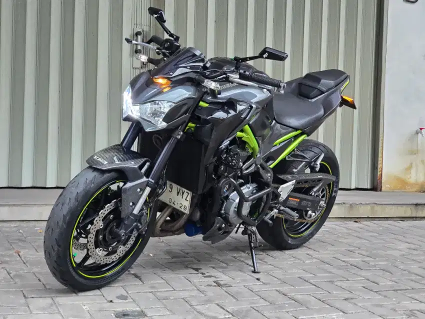 Moge Sport Naked Kawasaki Z900 th 2017/2018 Odo 22rb Modif Siap Turing