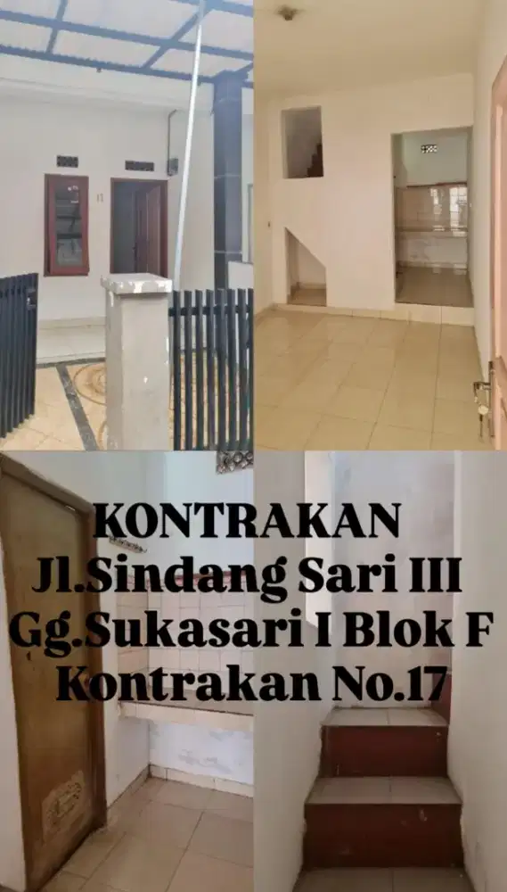 KONTRAKAN 2 LANTAI /TAHUNAN