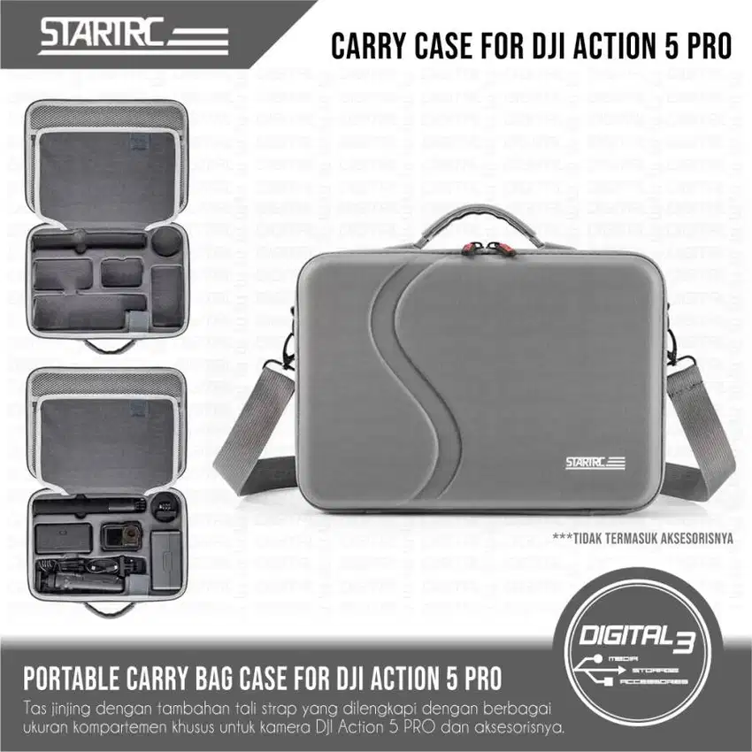 STARTRC Portable Carrying Case for DJI Action 5 PRO Storage Carry Bag