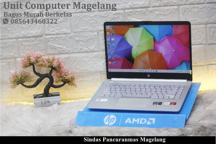 HP 14 S - Grs resmi Panjang AMD Athlon 3150 U 3.3 Ghz 4 Core/4GB/SSD