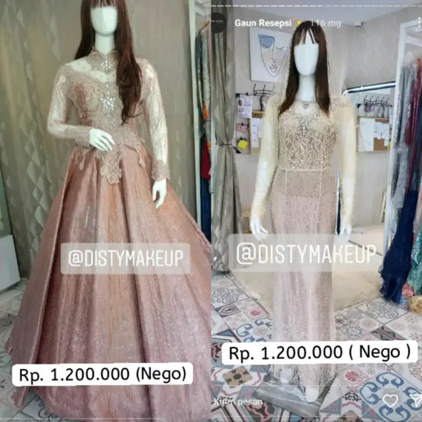 Gaun Pengantin Preloved