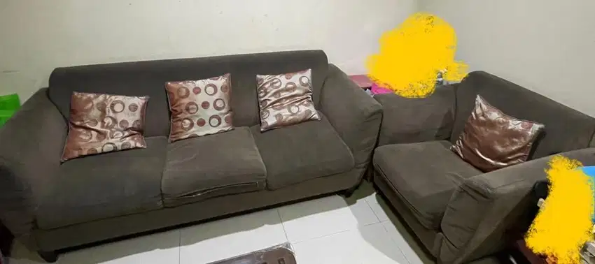 Sofa Kain 3+1 bekas