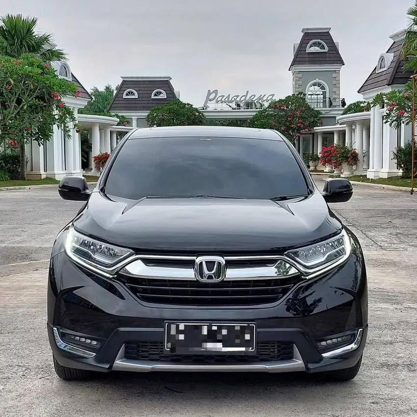 (Odo 50RB) HONDA NEW CRV 1.5 TURBO PRESTIGE AT 2018 NIK 2017 BLACK