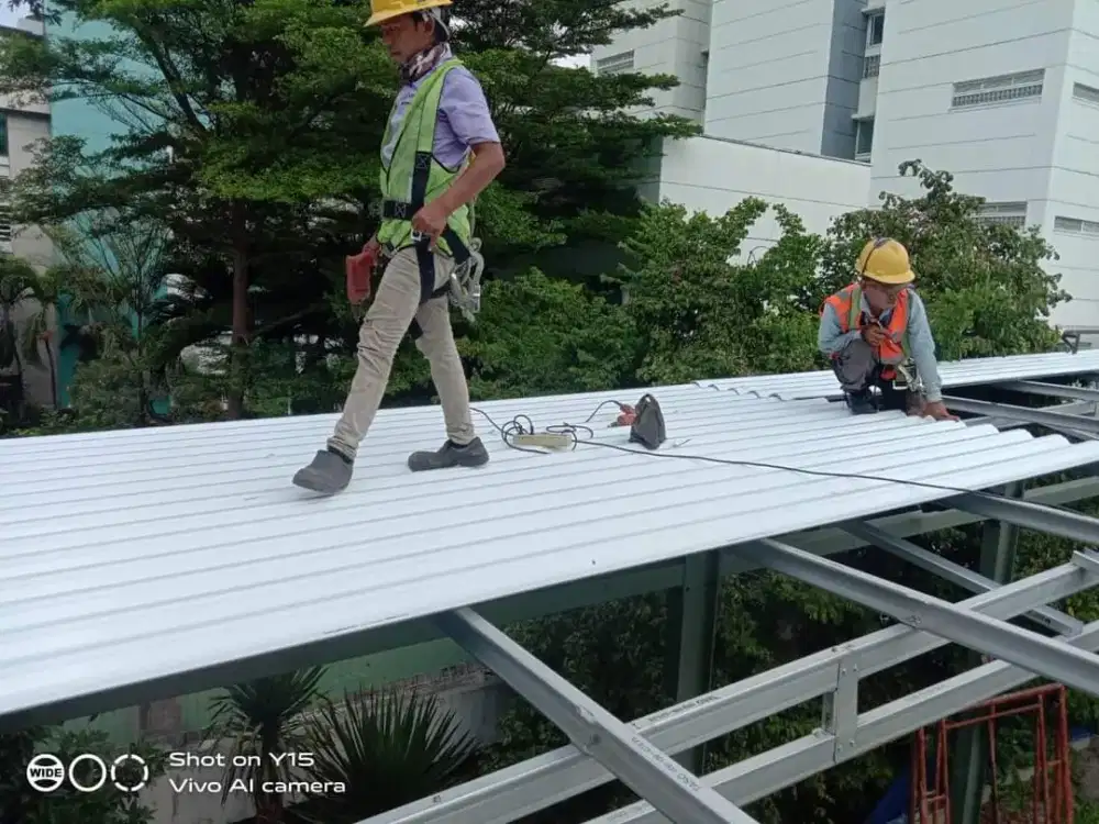 Baja Ringan {SNI} Bongkar Pasang Rangka Lama √ Pasang Baru Baja ringan