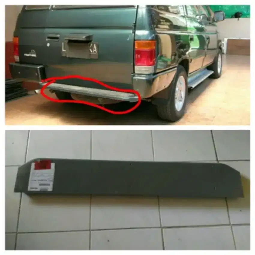 BEMPER!!! TANDUK BELAKANG PANTHER KOTAK 2.3 LAMA BESI FLANDES