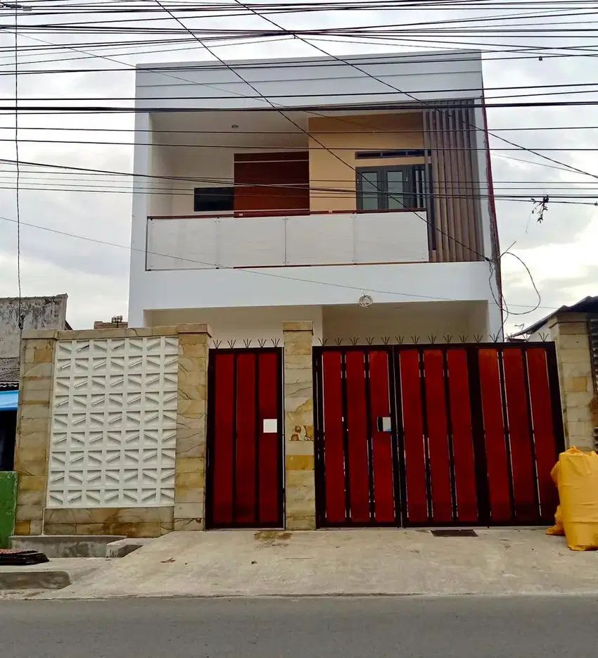 Dikontrakan rumah baru cantik, minimalis, putih bersih.