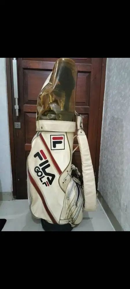 Tas Golf / Bag Golf Merk Fila full kulit ori