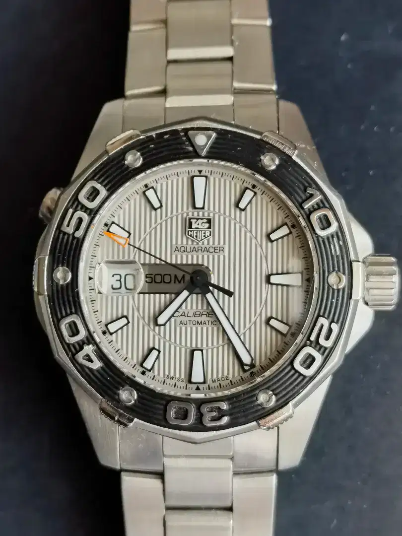 Tag Heuer Aquaracer Calibre 5 WAJ2111 Grey Dial