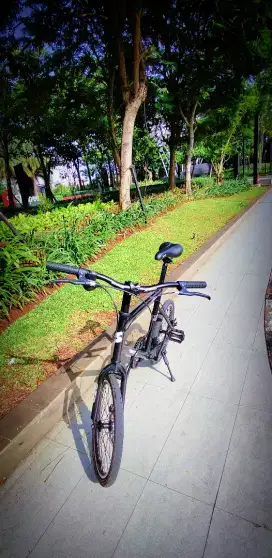 Sepeda Minivelo 20 inc senator New 8 speed rem cakram