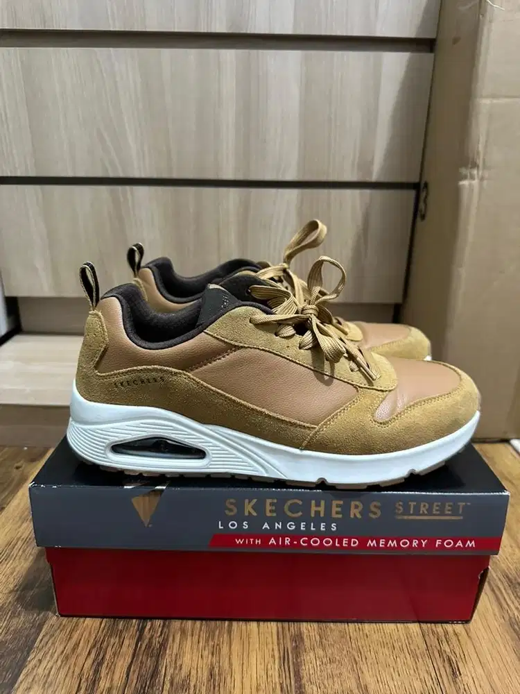Skechers Uno Stacre - Whiskey Tan Los Angeles