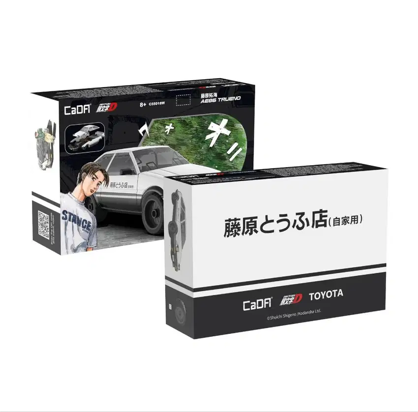 Diecast CaDA Initial D 1:35 Toyota Trueno AE86