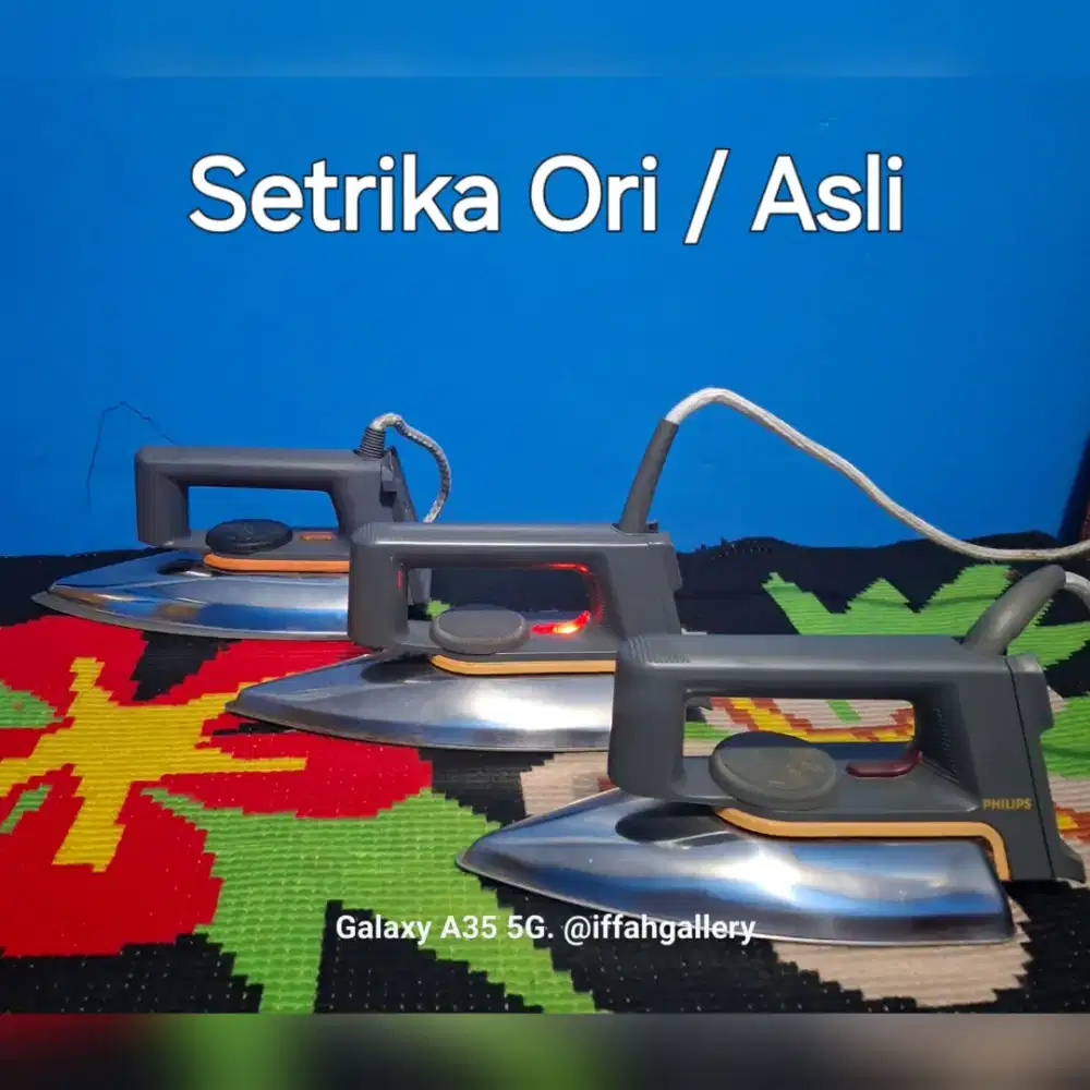 Setrika Philips Klasik Awet Panas Normal Siap Pakai